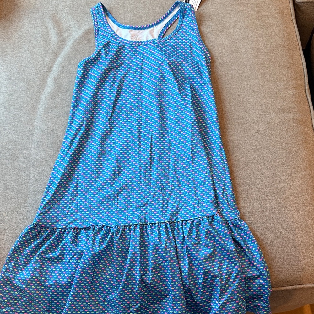 Vineyard Vines Blue and Pink Kids performance Dress